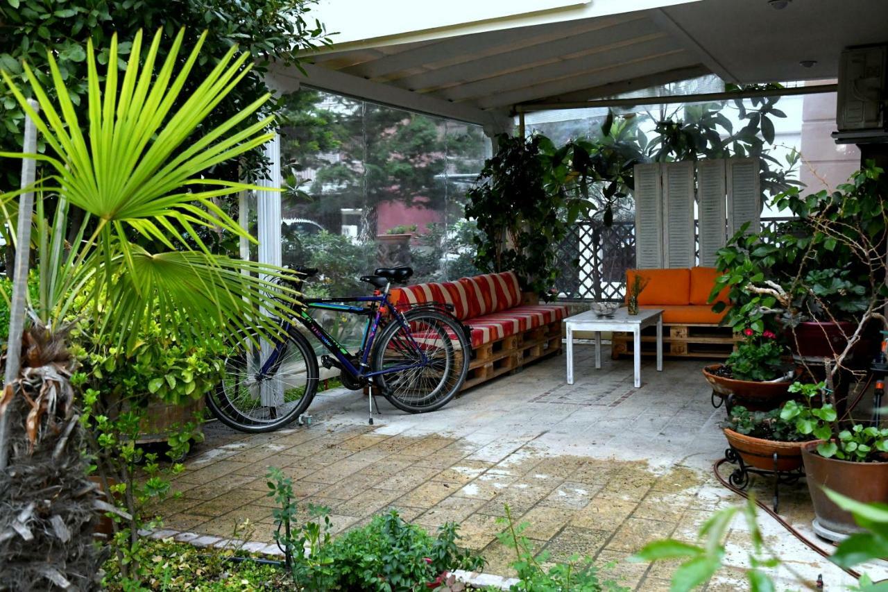 Studio On The Beach With Private Garden أغيا ترياس المظهر الخارجي الصورة