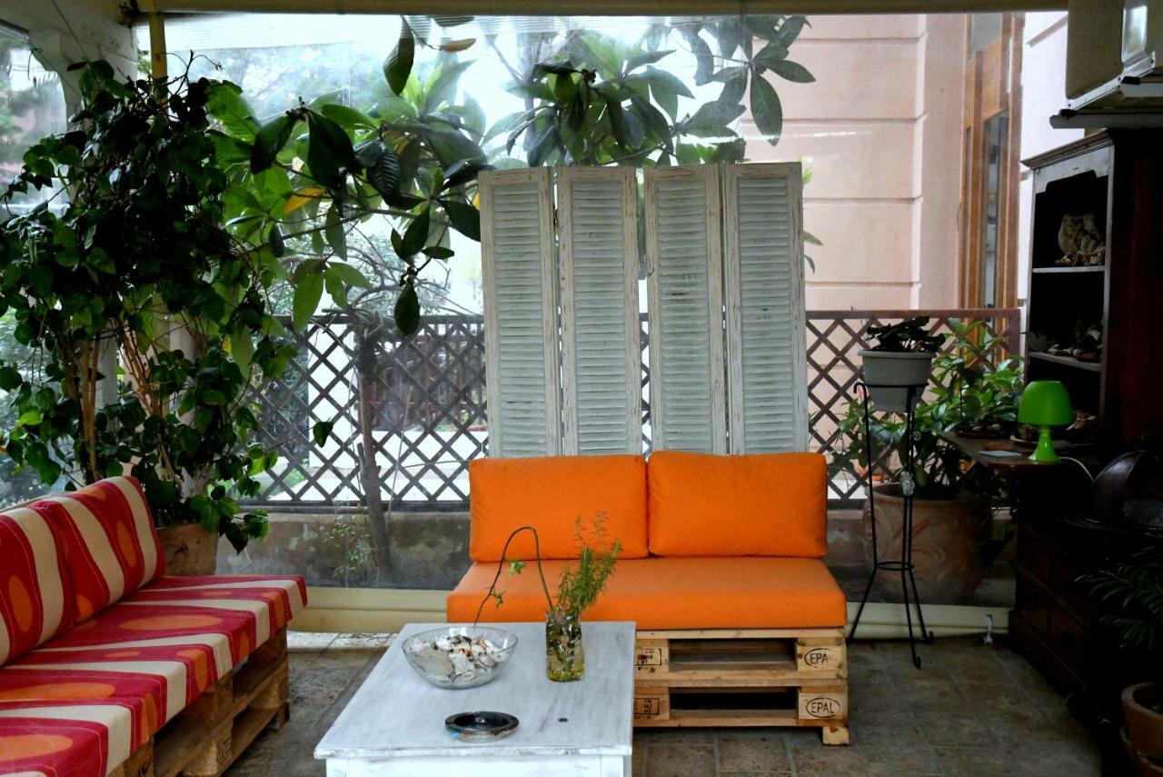 Studio On The Beach With Private Garden أغيا ترياس المظهر الخارجي الصورة